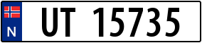 Truck License Plate